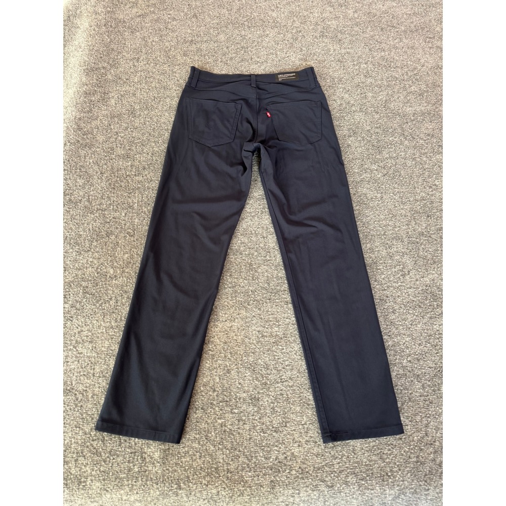 Levi Strauss Womens Dark Wash Straight Leg Pants Size 30x30 - Picture 3 of 16